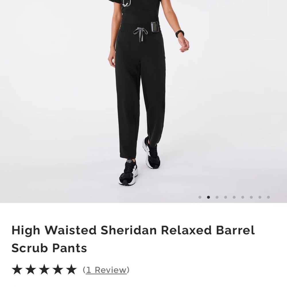 FIGS High Waisted Scrub Pants in petite